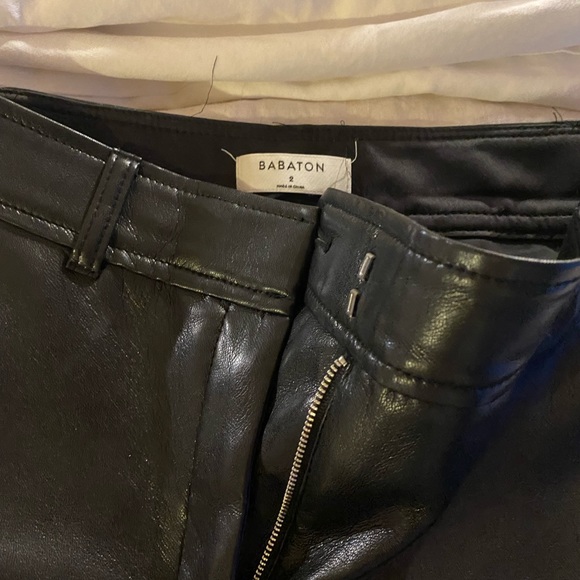 Babaton (Vegan Leather) Command Pants - Size 2 - Picture 2 of 4